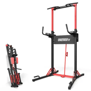 Chaise romaine pliable OneTwoFit - Amazon en vue dépliée et en vue repliée