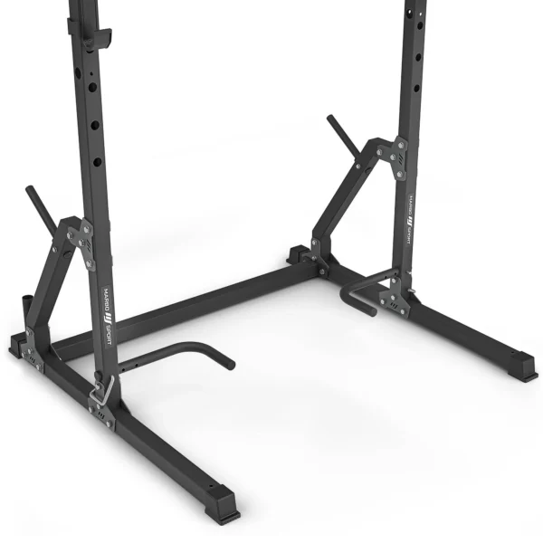 barre de traction autoportante Marbo-Sport MS-U116 2.0 - Supports avec trous de fixations au sol