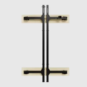 rack mural de musculation pliable Corength decathlon - Vue de face replié
