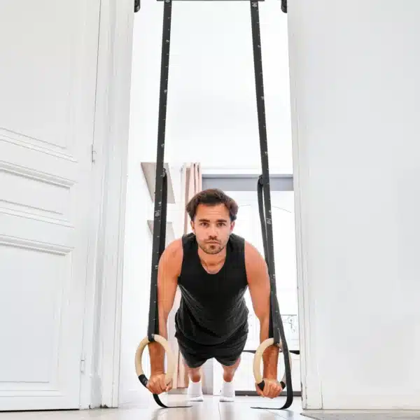 Barre de traction de porte Eric Flag - Anneaux de gymnastique